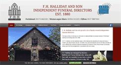 Desktop Screenshot of fhhalliday.co.uk